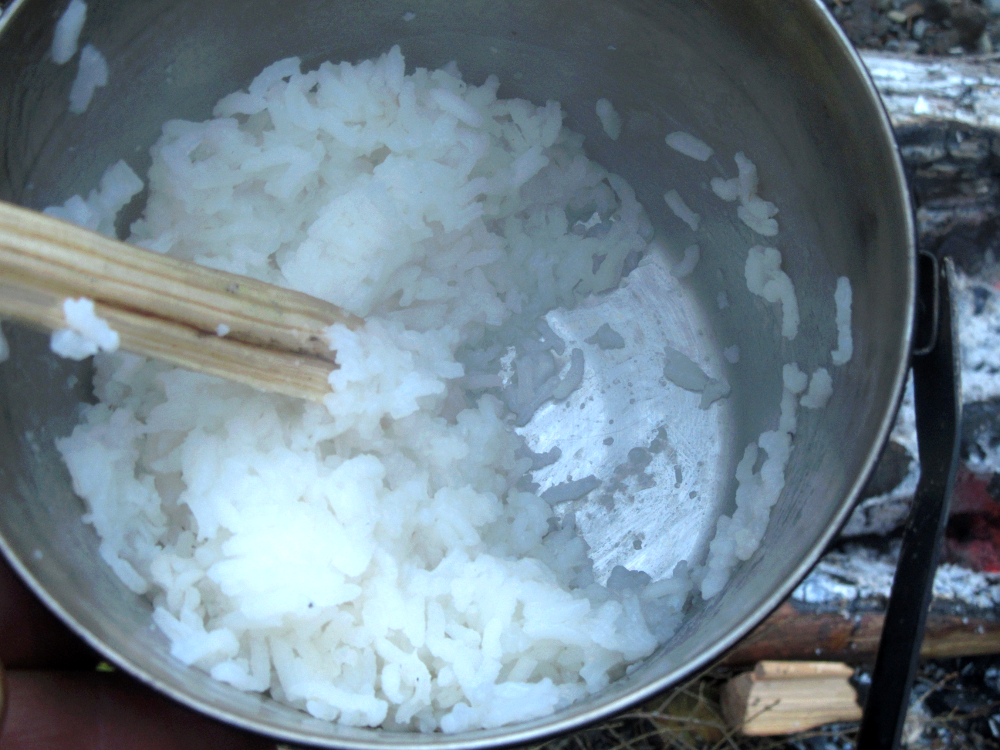 How to Cook Perfect Rice Over a Fire Without Measuring Bushcraft USA